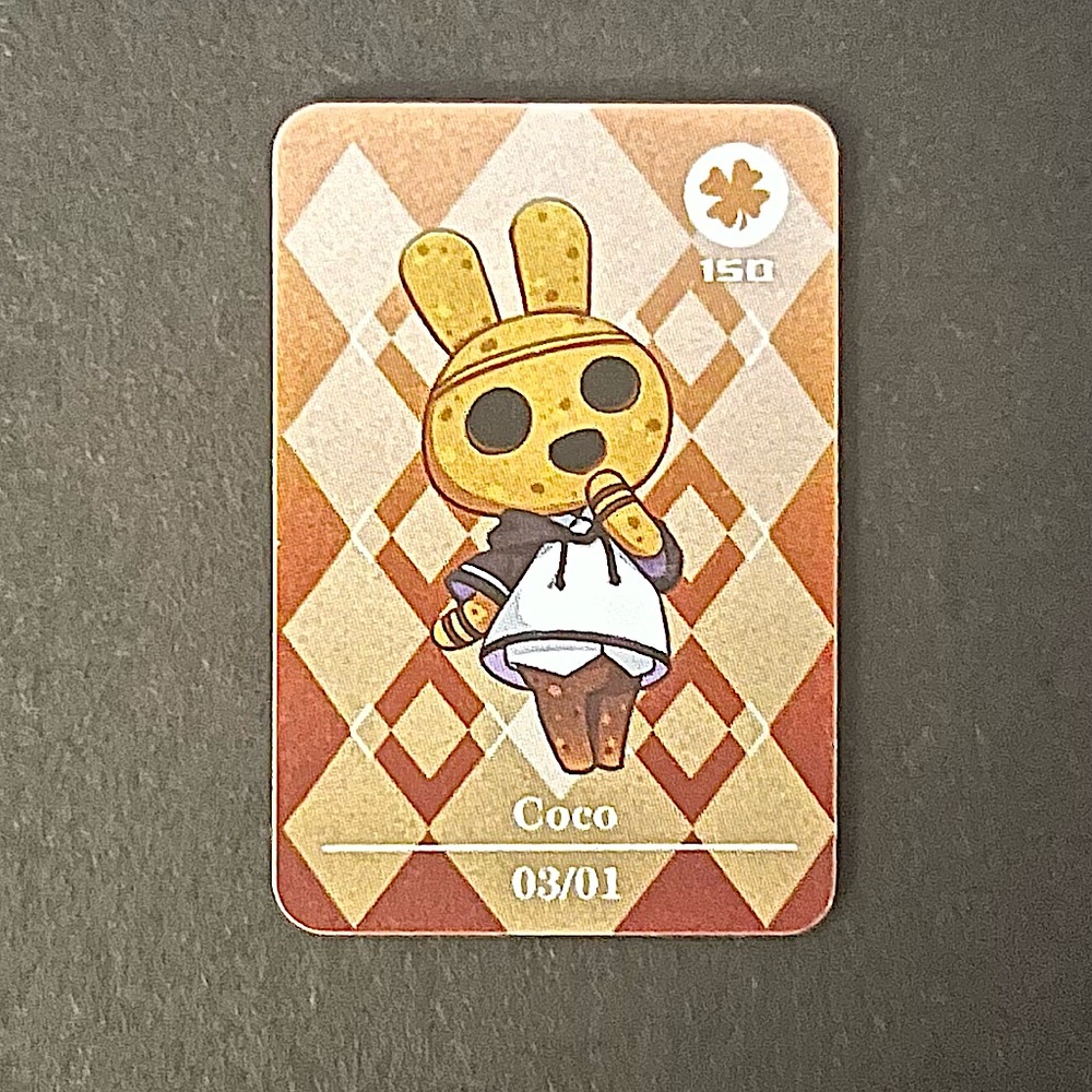 ACNH Coco Amiibo Card